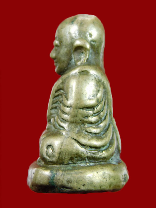 รูปหล่อหลวงพ่อเงินพิมพ์ขี้ตา 4 ชาย !! วัดทุ่งน้อยเนื้อออกสัม ฤทธิ์เงินยุคแรก