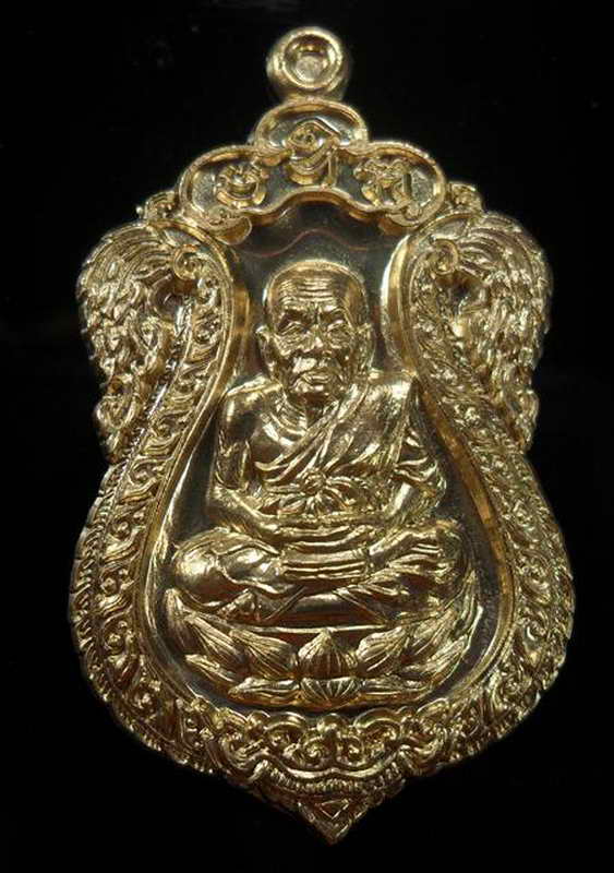 283หลวงปู่ทวด (แจกทาน ) รุ่นเททองรูปเหมือนหลวงพ่อพรม วัดพลานุภาพ ปัตตานี เนื้อสัมฤทธิ์ ปี55 เลข 800