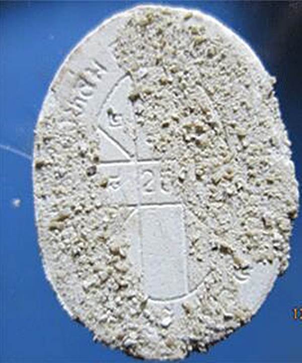 พระผงดวงเศรษฐี หลวงปู่หมุน พิเศษสุดๆจีวร+ชานหมาก+เกษา พร้อมบัตรรับรองพระแท้