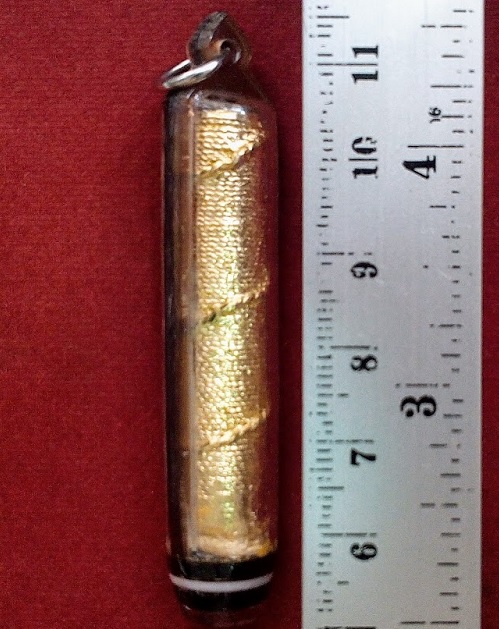 ตระกรุดโทน รุ่น2 ดอกเล็ก หลวงพ่อแพ วัดพิกุลทอง ปี24 ลงรักปิดทองเดิม...เคาะเดียวแดง....