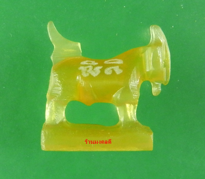 แพะมหาเสน่ห์ แกะจากเขาควาย สีน้ำผึ้ง หลวงพ่อสิน วัดละหารใหญ่ จ.ระยอง  ปี57 No.29