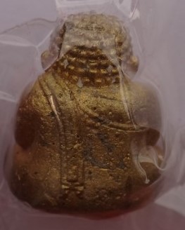 พระสังกัจจายน์ รับทรัพย์91 รุ่น 1 หลวงพ่อท้วม เนื้อทองระฆังอุดกริ่ง เคาะเดียว230