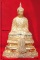 พระแก้วมรกต ทรงเครื่องฤดูหนาว เนื้อทองเหลืองขัดเงา ขนาดตั้งบูชาองค์ใหญ่ หน้าตัก 7 นิ้ว นิ้ว ฐานกว้าง