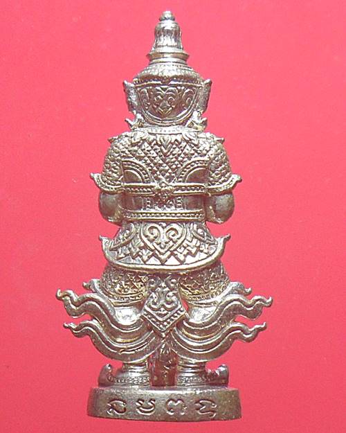 ท้าวเวสสุวรรณ ทองประทานบันดาลทรัพย์(กันภัย)หลวงพ่อทอง สุทธสีโล วัดบ้านไร่ ปี61 เนื้ออัลปาก้า