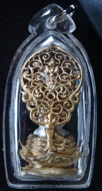 พระพุทธมุจจลินท์รักษ์ธนทวี รุ่น มุจจลินท์มหาโภคทรัพย์ 8 วาระ 2557 ลอยองค์ปรกบรอนซ์อิตาลีองค์เงิน