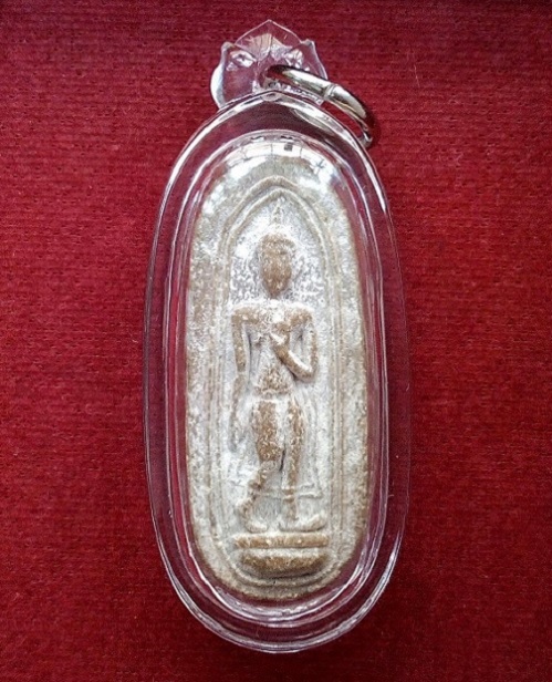 พระลีลาทุ่งเศรษฐี พิมพ์ใหญ่ เนื้อเกสร108 หลวงพ่อแพ วัดพิกุลทอง ปี11...เคาะเดียวแดง...