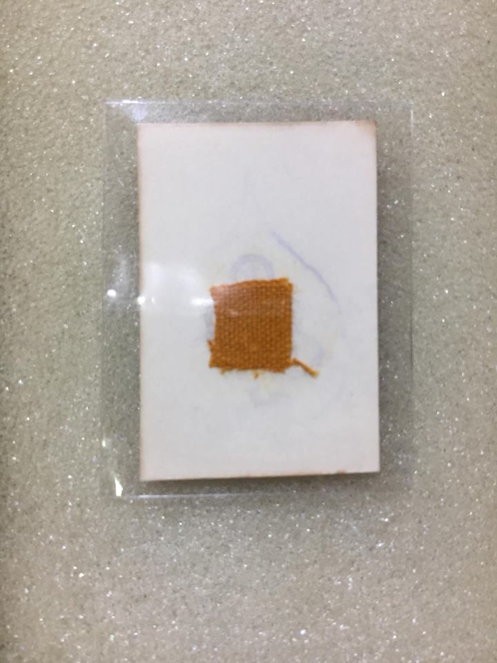 รูปถ่ายกระดาษหนังไก่ ท่านเจ้าคุณนรฯ วัดเทพศิรินทร์ อฐิษฐานจิต จีวรด้านหลัง ขนาด 1 นิ้ว