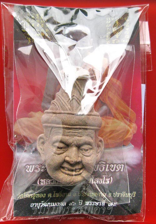 เศียรฤๅษีนารอด หลวงปู่โสฬส เนื้อว่านมหามงคล (530)