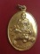 เหรียญขี่เสือหลวงเปิ่น วัดบางพระเนื้อกะไหล่ทองสวยๆครับ