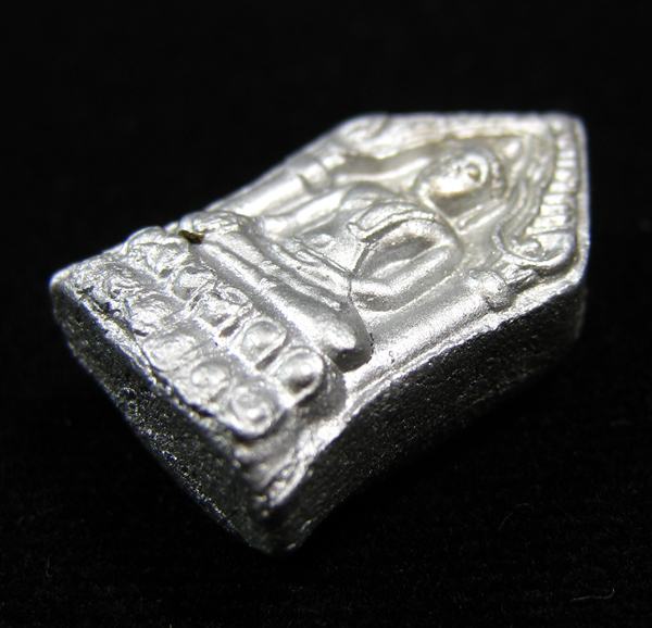 ขุนแผนทรงพลเล็กหน้าบรอนซ์เงิน หลวงปู่หมุน หลังฝังปรกหนุมาน เกศา ตะกรุด3ดอกรุ่นสมปรารถนา ปี 2543 (7) 