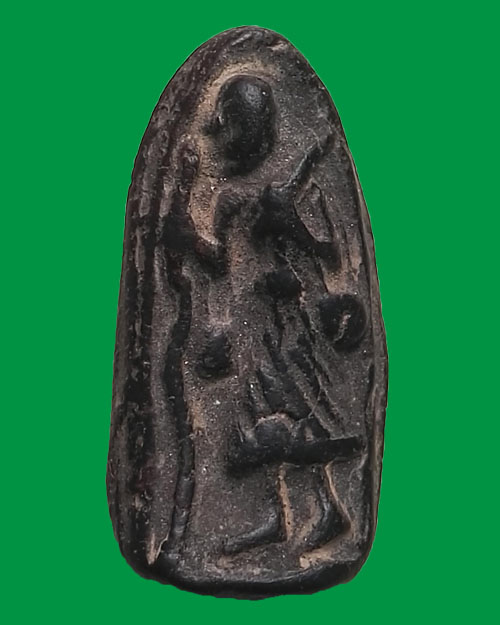 พระสิวลีองค์จ้อย พิมพ์มีย่าม เนื้อดำ หลวงพ่อกวย วัดโฆสิตาราม