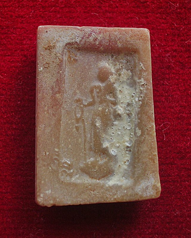 พระสมเด็จพิมพ์คะแนน หลวงพ่อกวย หลังพระสิวลี วัดโฆสิตาราม จ.ชัยนาท ปี 15 นิยม