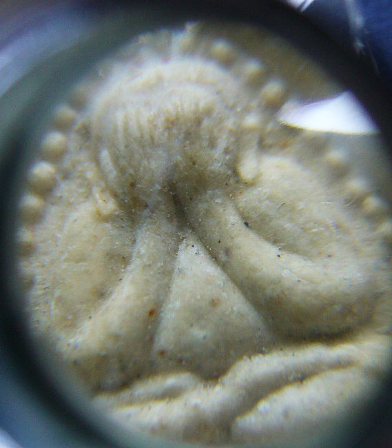 T6 พระปิดตามหาลาภ หลังฝังเหรียญ ลพ.เกษม ปี 38