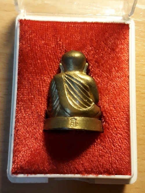 หลวงพ่อเงินวัดบางคลาน ปี45 เนื้อทองผสม หน้าตอกเลขหลังตอกโค๊ตเสาชิงช้า 