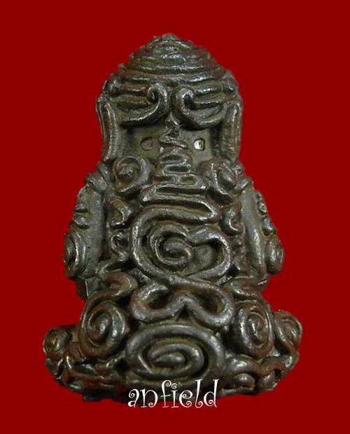 พระปิดตาพนมรุ้งเนื้อนวโลหะ หลวงพ่อทิพย์ วัดโพธิ์ทอง จ.บุรีรัมย์ สร้างปี 2517-18 ล.ป. ทิม วัดระหารไร่