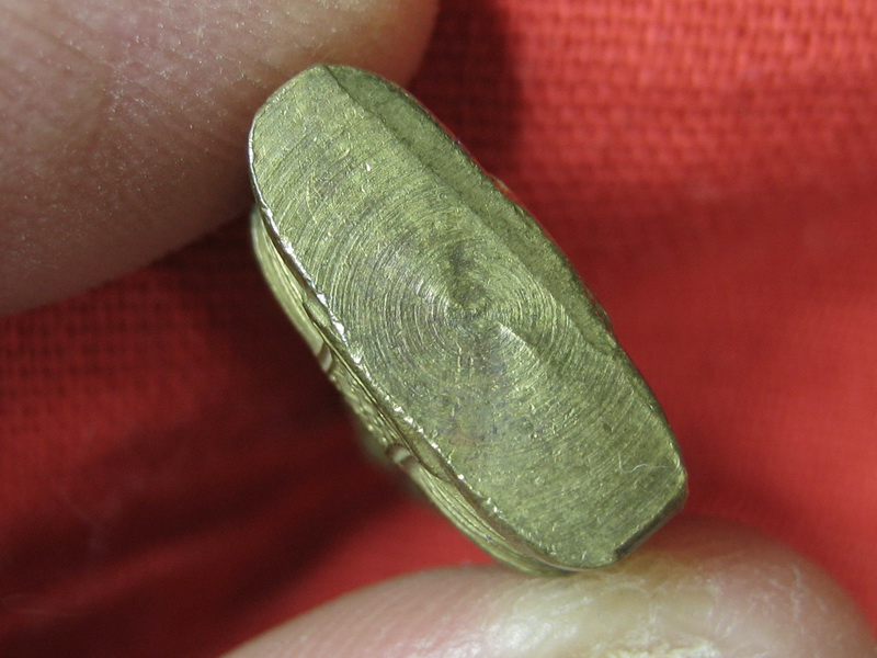 พระหลวงพ่อโสธร ปั้มสองหน้า ปี2508 เนื้อทองเหลือง