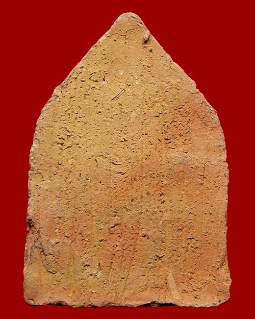 พระกรุเพดานโบสถ์ หลวงพ่อพ่วง วัดกก เนื้อดินผสมผง พิมพ์ขุนแผนซุ้มเรือนแก้ว พิมพ์ใหญ่ ปี 2473 