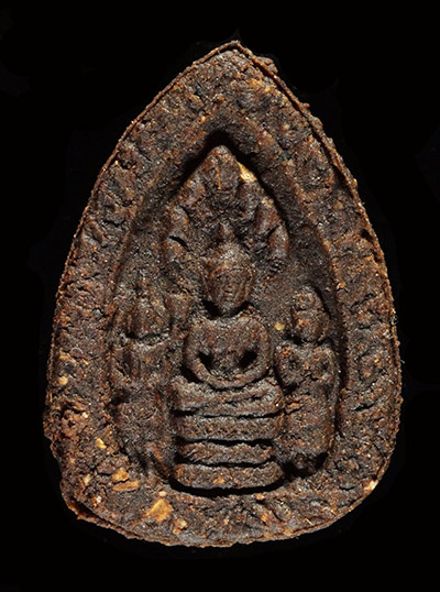 ***พระตรีกายเนื้อว่าน หลวงปู่แก้ว วัดละหารไร่ จ.ระยอง ปี2519 เนื้อแก่น้ำมันงาพระเจ้าตากสิน...