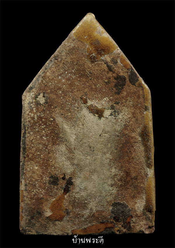 พระขุนแผนเคลือบ กรุวัดใหญ่ชัยมงคล พิมพ์แขนอ่อน จ.อยุธยา สวย มีหน้ามีตา พร้อมบัตรรับประกัน