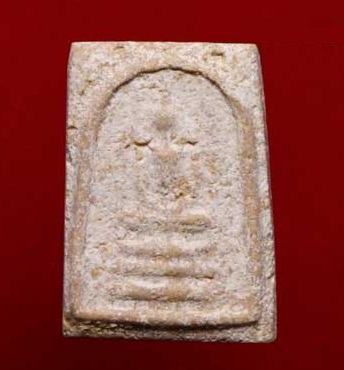 พระสมเด็จวัดชากลูกหญ้า พิมพ์คะแน เนื้อผง ปี 2515