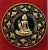 เหรียญ.ดวงตรา องศ์พ่อจตุคามรามเทพ...รุ่นหลักเมืองมหามงคล50 เนื้อกะหลั่ยทองลงยาสีดำ ขนาด 3.2 cm 
