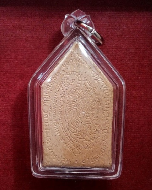 พระขุนแผนยอดขุนพล เนื้อผงเกสร หลวงพ่อเปิ่น วัดบางพระ ปี2541 พิมพ์เล็ก...เคาะเดียวแดง...