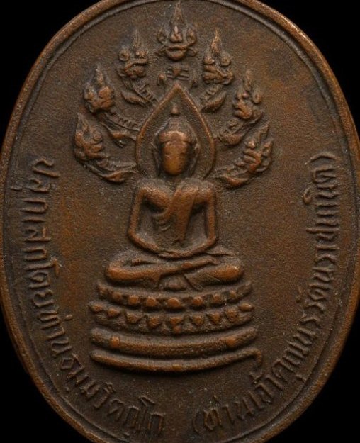 เหรียญปรกจเรท่านเจ้าคุณนร บล็อกดาวกระจาย นิยม ปี2513 เนื้อทองแดง วัดเทพศิรินทร์ กรุงเทพฯ มาพร้อมบัตร