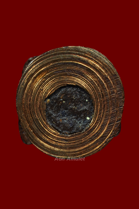 หนุมานเนื้อสัมฤทธิ์อุดสีผึ้ง รุ่น มหาปราบไพรี หลวงปู่บัว ถามโก วัดศรีบุรพาราม พศ.2554 หมายเลข No.572