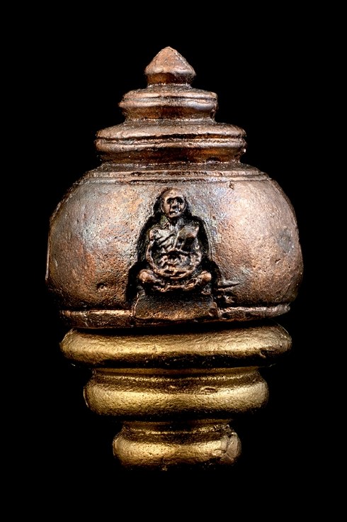 หัวขุนประคำปราบหงสา เนื้อนวะโลหะ รุ่นเสาร์ห้าบูชาครู ปี 43 หลวงปู่หมุน วัดบ้านจาน