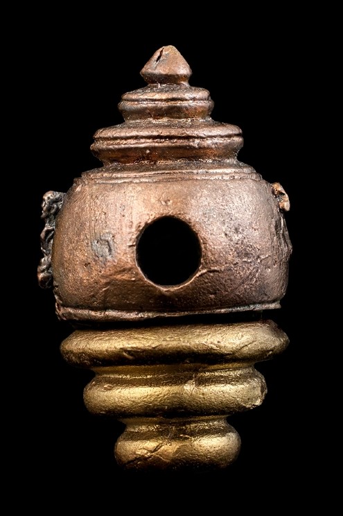 หัวขุนประคำปราบหงสา เนื้อนวะโลหะ รุ่นเสาร์ห้าบูชาครู ปี 43 หลวงปู่หมุน วัดบ้านจาน