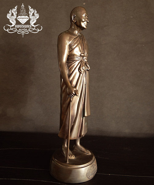 +++ พระบูชาหลวงพ่อแพ วัดพิกุลทอง จ.สิงห์บุรี ปี2537 สูง 12 นิ้ว ใต้ฐานปั๊มตราวัด +++