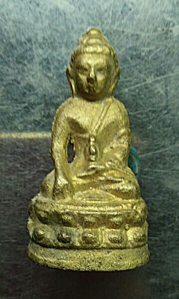 พระกริ่ง๙ยอดยอดที่6พระกริ่งทองทิพย์วัดสุทัศน์ปี38สวยๆพร้อมกล่อง