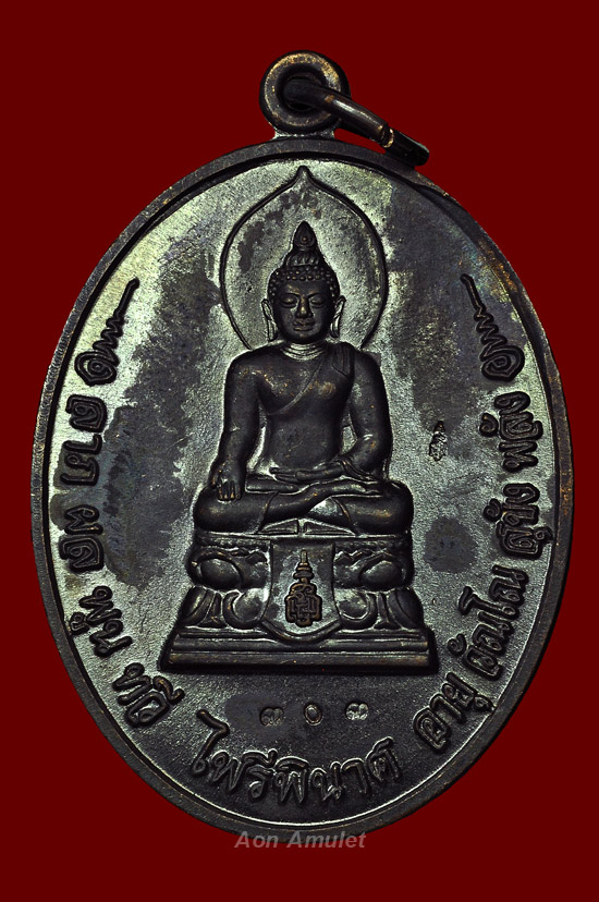 เหรียญไพรีพินาศเนื้อนวโลหะ ญสส. เพชรกลับ หลวงปู่บัว ถามโก วัดศรีบุรพาราม พศ.2553 หมายเลข No.303