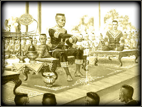 เหรียญเสมาสมเด็จพระนเรศวร ด้านหลัง พระพุทธชินราช