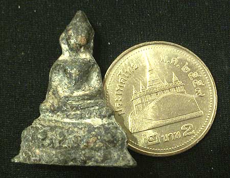 พระบูชาจิ๋ว สนิมแดง ดินไทยเดิม องค์ที่1