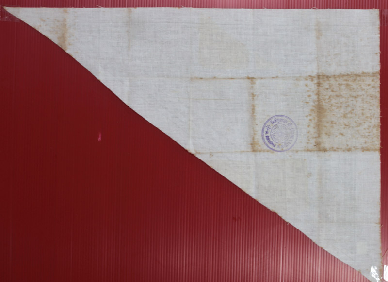 ผ้ายันต์ชายธงค์ สิวลีมหาลาภ พระธรรมมุนี(หลวงพ่อแพ เขมังกโร) วัดพิกุลทอง จ.สิงห์บุรี.มีจารมือเพิ่ม 