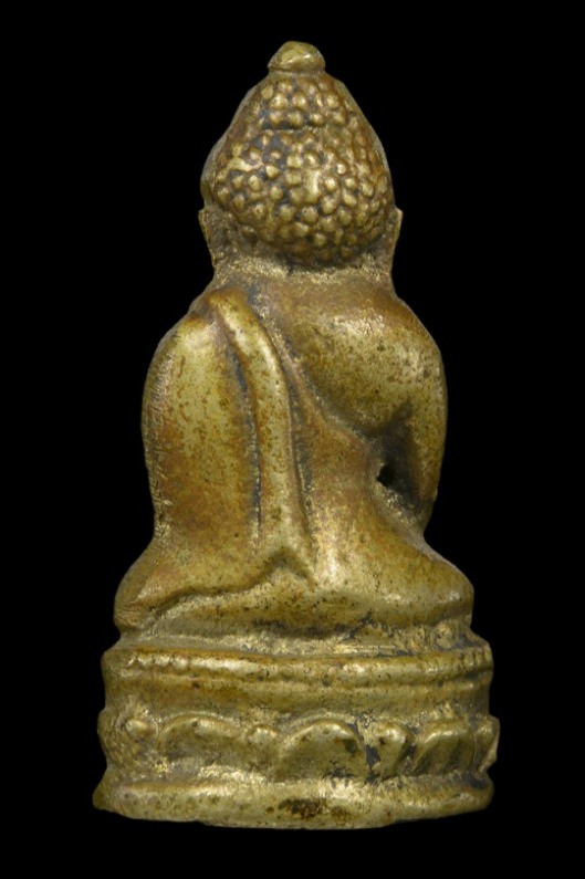 พระกริ่งบัวรอบใหญ่ท่านเจ้าคุณนรฯ ปี2512 เนื้อทองผสม ออกที่วัดวังกระโจม จ.นครนายก มาพร้อมบัตรรับรอง