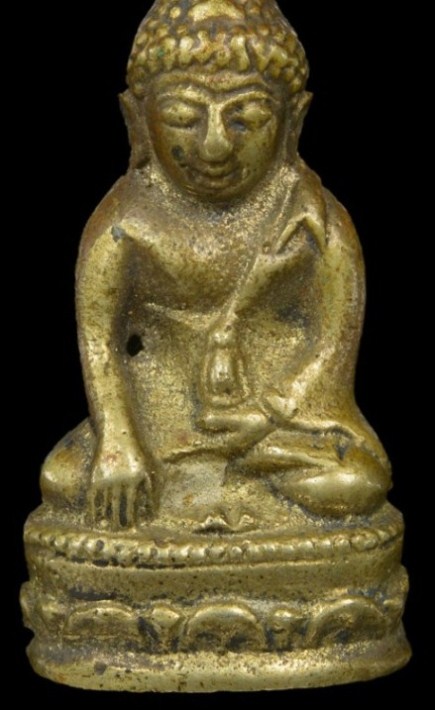 พระกริ่งบัวรอบใหญ่ท่านเจ้าคุณนรฯ ปี2512 เนื้อทองผสม ออกที่วัดวังกระโจม จ.นครนายก มาพร้อมบัตรรับรอง