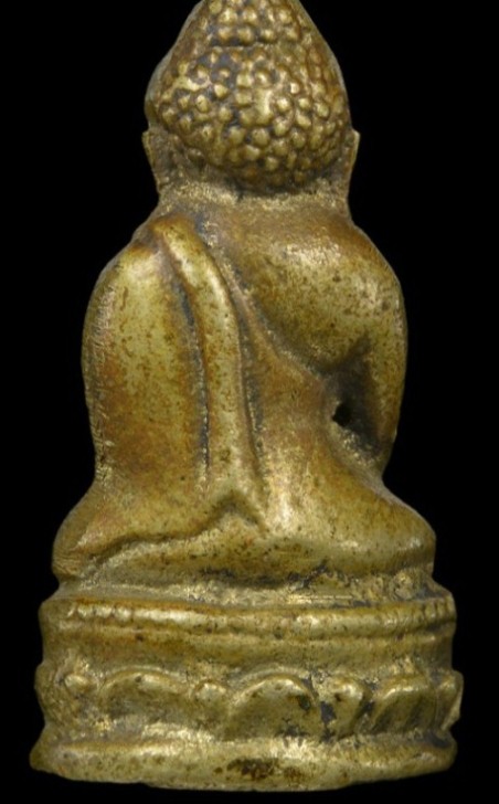 พระกริ่งบัวรอบใหญ่ท่านเจ้าคุณนรฯ ปี2512 เนื้อทองผสม ออกที่วัดวังกระโจม จ.นครนายก มาพร้อมบัตรรับรอง