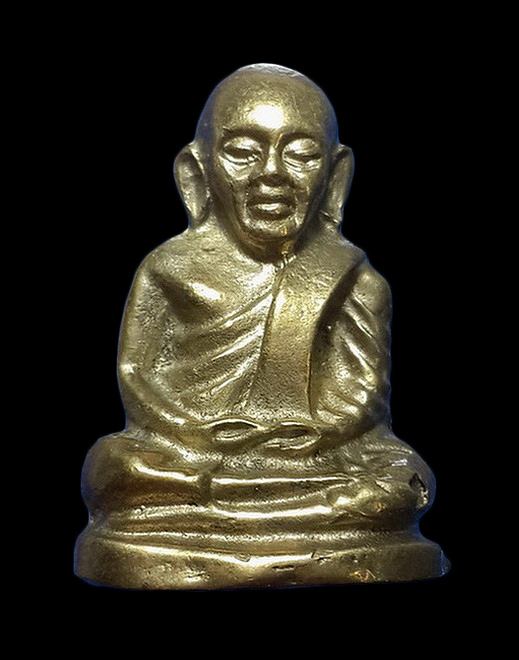 รูปหล่อหลวงพ่อเงิน วัดบางคลาน จ.พิจิตร (บล็อกวัด) หลวงพ่อเปรื่อง สร้างปลุกเสก ปี15 โค๊ดอุ 