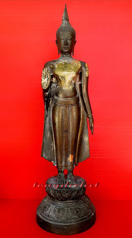 พระบูชาพระพุทธร่วงโรจนฤทธิ์ วัดพระปฐมเจดีย์ จ.นครปฐม สูง 14.5 นิ้ว สวยมากค่ะ