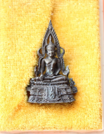 ((เคาะเดียวแดง)) พระกริ่งพุทธชินราช รุ่นปฏิสังขรณ์ กล่องเดิม