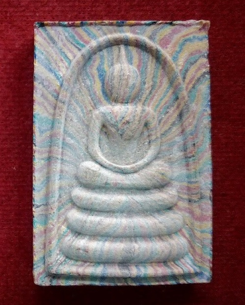 สมเด็จแพ 5พัน เนื้อผงเกษร108 ลายรัศมี หลวงพ่อแพ วัดพิกุลทอง ปี34 ฝัง ตะกรุด 3กษัตริย์..เคาะเดียวแดง.