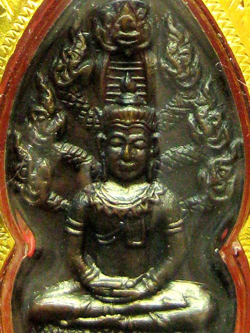 (1) เหรียญพระปรกประชา หลังรูปเหมือน หลวงปู่ทิม วัดระหารไร่ ปี 2517 (ปรกเอวคอด)