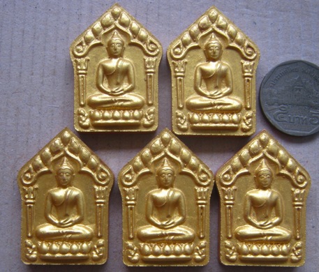 5องค์ พระขุนเเผนผงพรายกุมาร หลวงพ่อคูณ ปี2557กรรมการหน้าทองฝังตะกรุดทองแดงคู่ รุ่นเมตตา มหานิยม91ปี