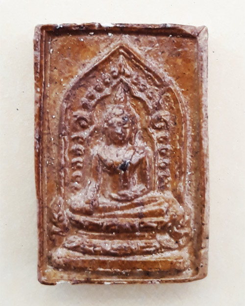เคาะเดียวแดง พระผงของขวัญ ปี 2528 พ่อท่านมุ่ย วัดป่าระกำเหนือ