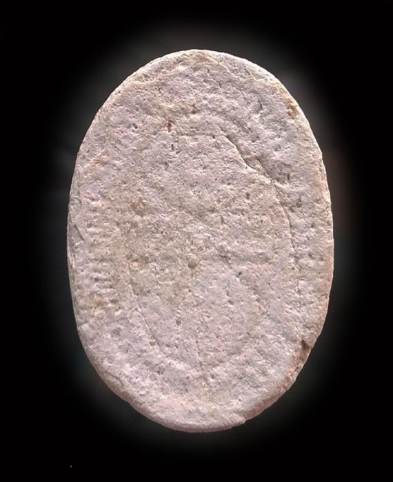 เคาะเดียว พระผงยันต์ดวงเศรษฐี หลวงปู่หมุน ปี43 จมูก หูตายังชัด มวลสารชัดๆ  องค์จริงเนื้อแน่นๆ