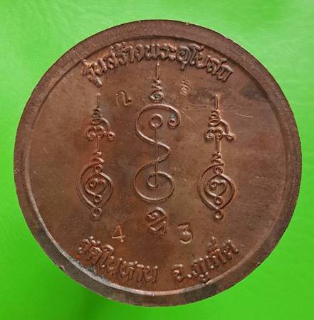 120 ฿ เหรียญองค์พ่อจตุคาม เนื้อนวะ รุ่นสร้างพระอุโบสถ วัดในหาน จ.ภูเก็ต เหรียญกรรมการ เลข ๔๓