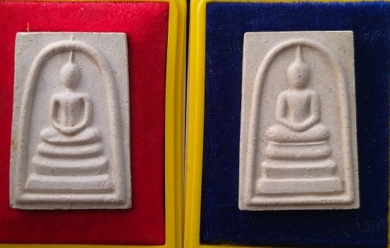   	มาเป็นคู่ สมเด็จ 214ปีเกิด สมเด็จพุฒาจารย์โต พรหมรังษี พิมพ์เกศทะลุซุ้ม และพิมพ์พระประธาน 