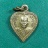 พ่อท่านสังข์ วัดดอนตรอ นครศรีธรรมราช " เหรียญหัวใจ พ.ศ.2540 "